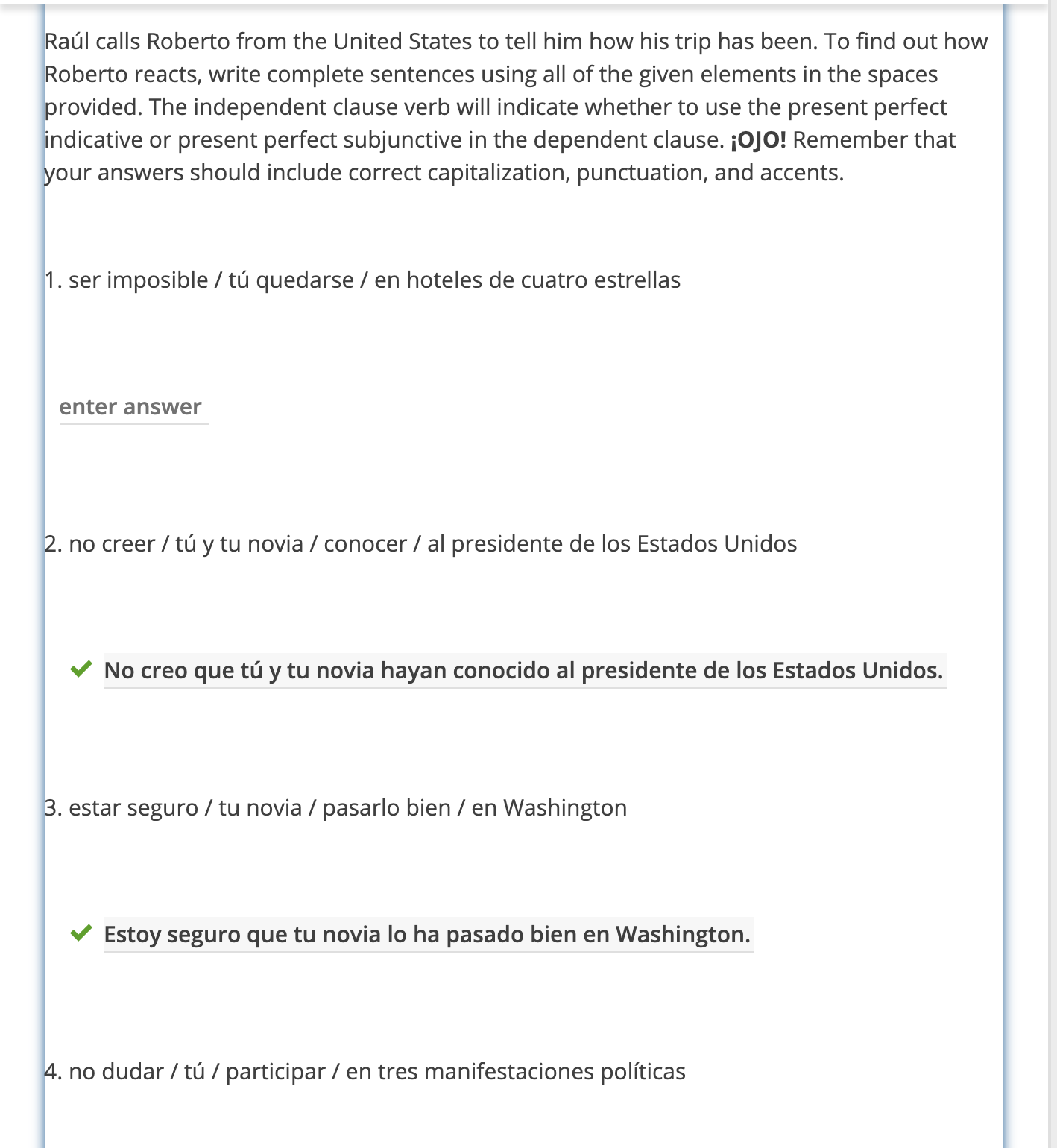 Solved This is a Spanish Question, but I there is not | Chegg.com