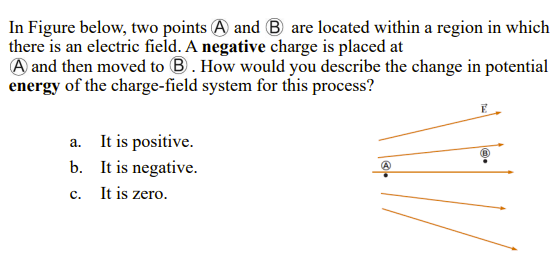 Solved In Figure below, two points A and B are located | Chegg.com