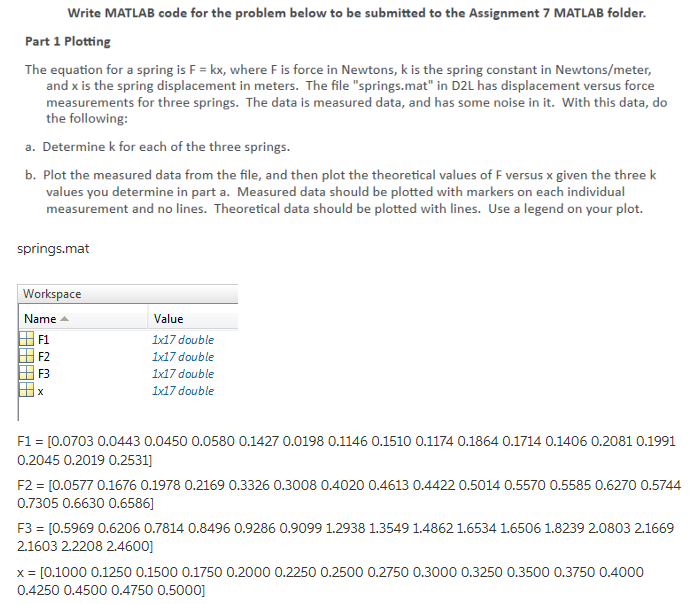 Solved Write MATLAB code for the problem below to be | Chegg.com