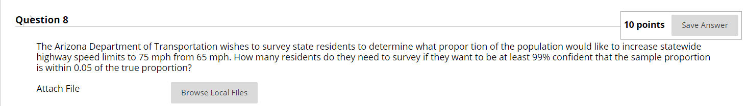 Solved Question 8 10 points Save Answer The Arizona | Chegg.com