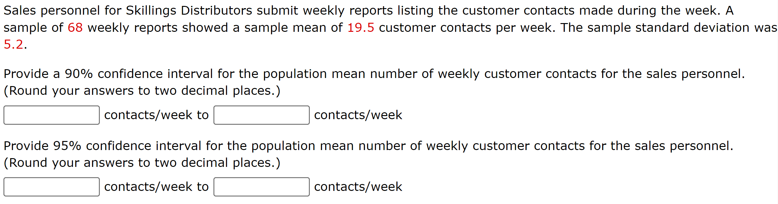 Solved Sales personnel for Skillings Distributors submit