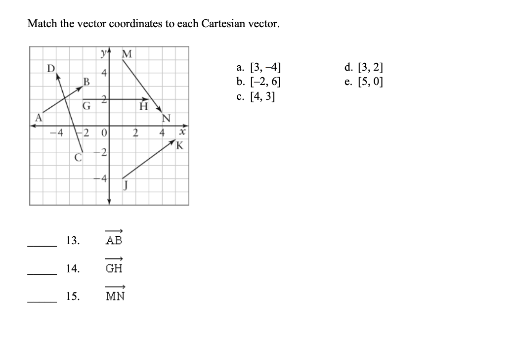 Solved Match The Vector Coordinates To Each Cartesian Chegg Solved Match The Vector Coordinates To Each Cartesian Chegg