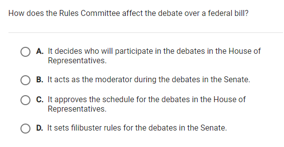 House of Representatives Committee on Rules