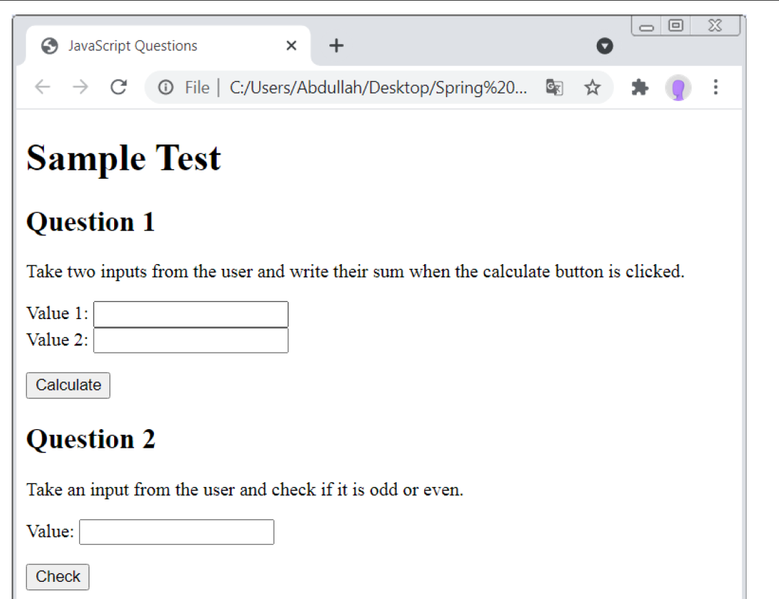 Solved Part 1: (Original Webpage) Write an HTML with | Chegg.com