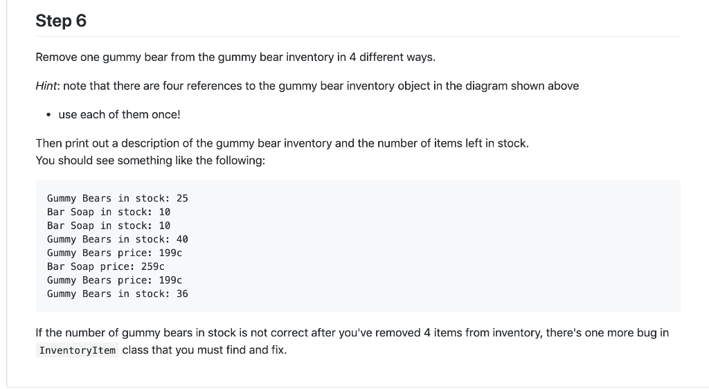 Solved Lab 1: Classes and Objects Step 1 Add code to the | Chegg.com