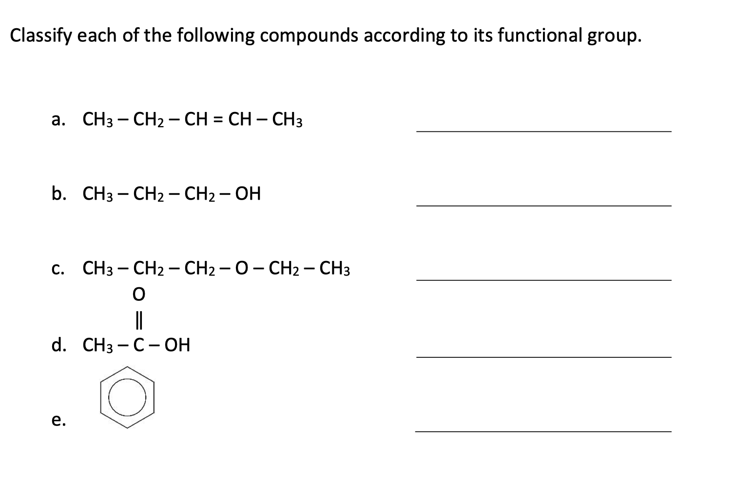 Solved Classify Each Of The Following Compounds According To | Chegg.com