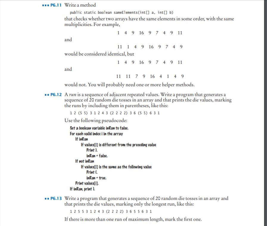 Solved it's a java programming. Please help me with these | Chegg.com
