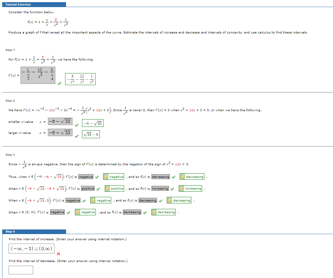 Solved Consider the function below. f(x)=1+x1+x26+x31 | Chegg.com