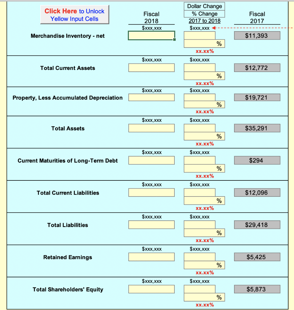 Solved Lowe s Fiscal 2018 Pa 5 Horizontal Analysis Of Chegg