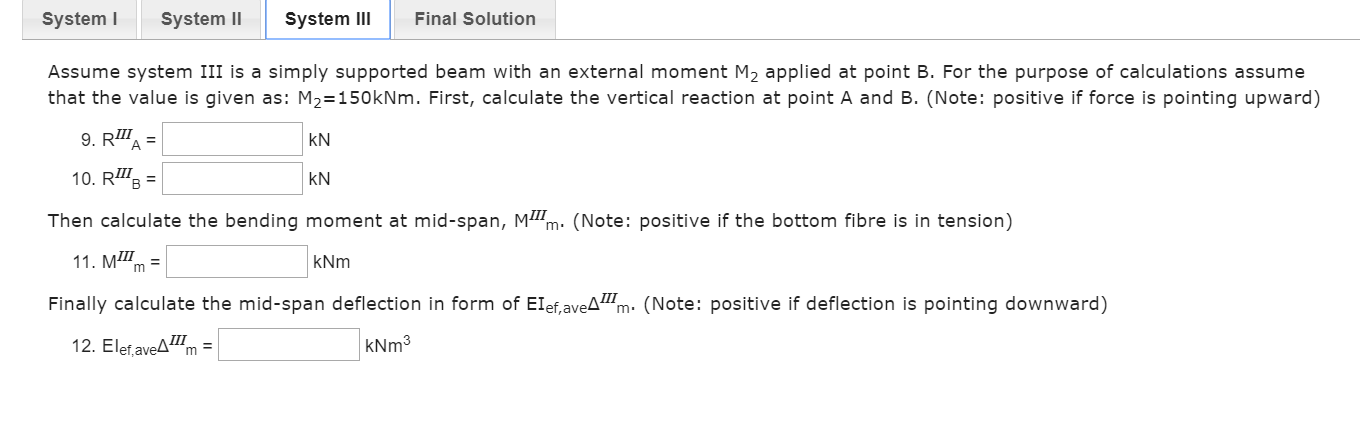 Solved Consider one span of a continuous beam has a | Chegg.com