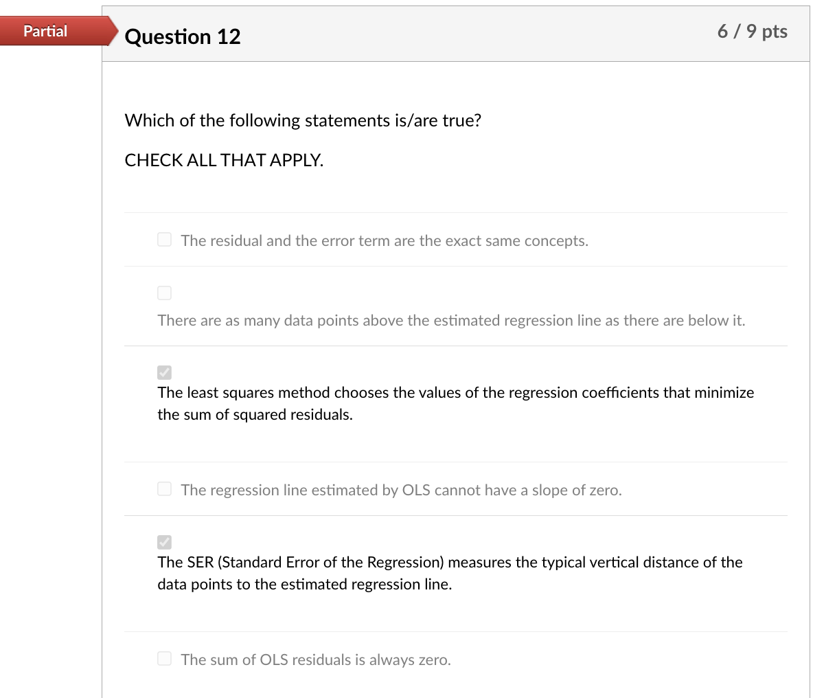 Solved Which of the following statements is/are true? CHECK