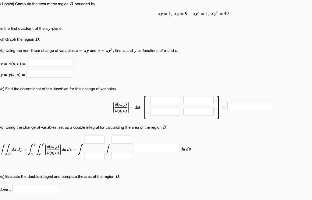 solved-1-point-compute-the-area-of-the-region-d-bounded-by-chegg
