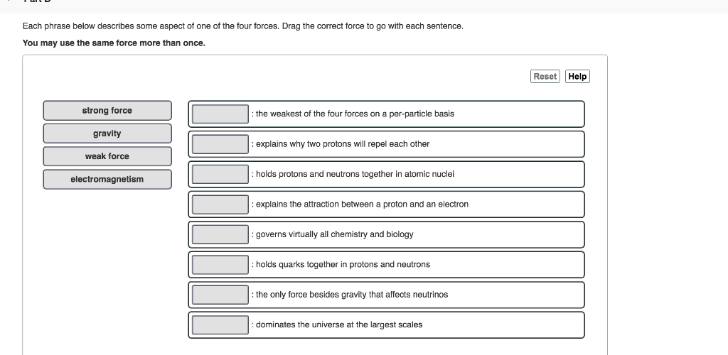Solved Each phrase below describes some aspect of one of the
