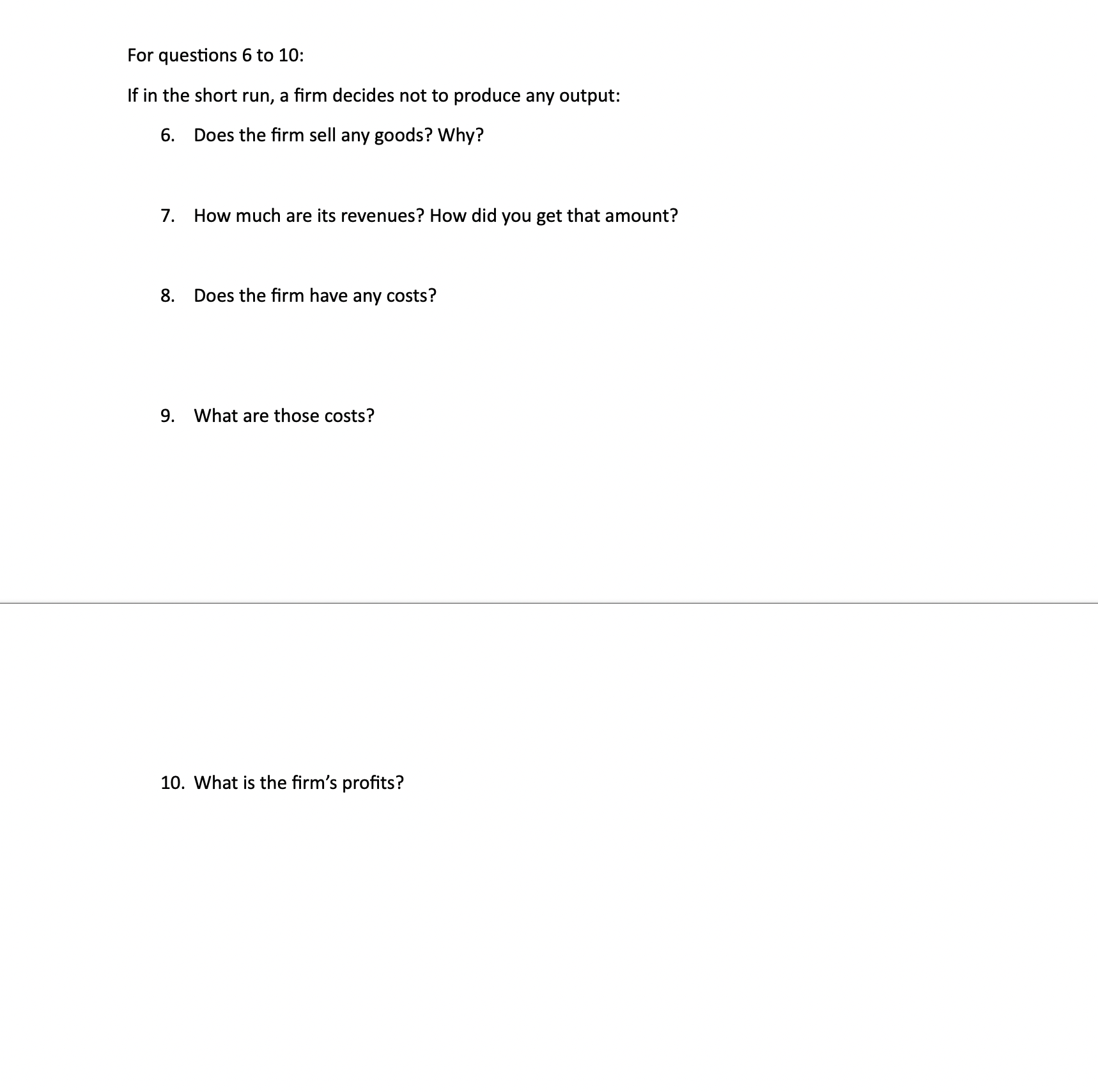 Solved Homework \#5 Please complete the following questions | Chegg.com