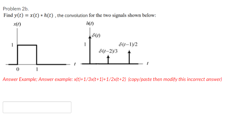 Solved Problem 2a. Find Step 1 to determine the convolution | Chegg.com