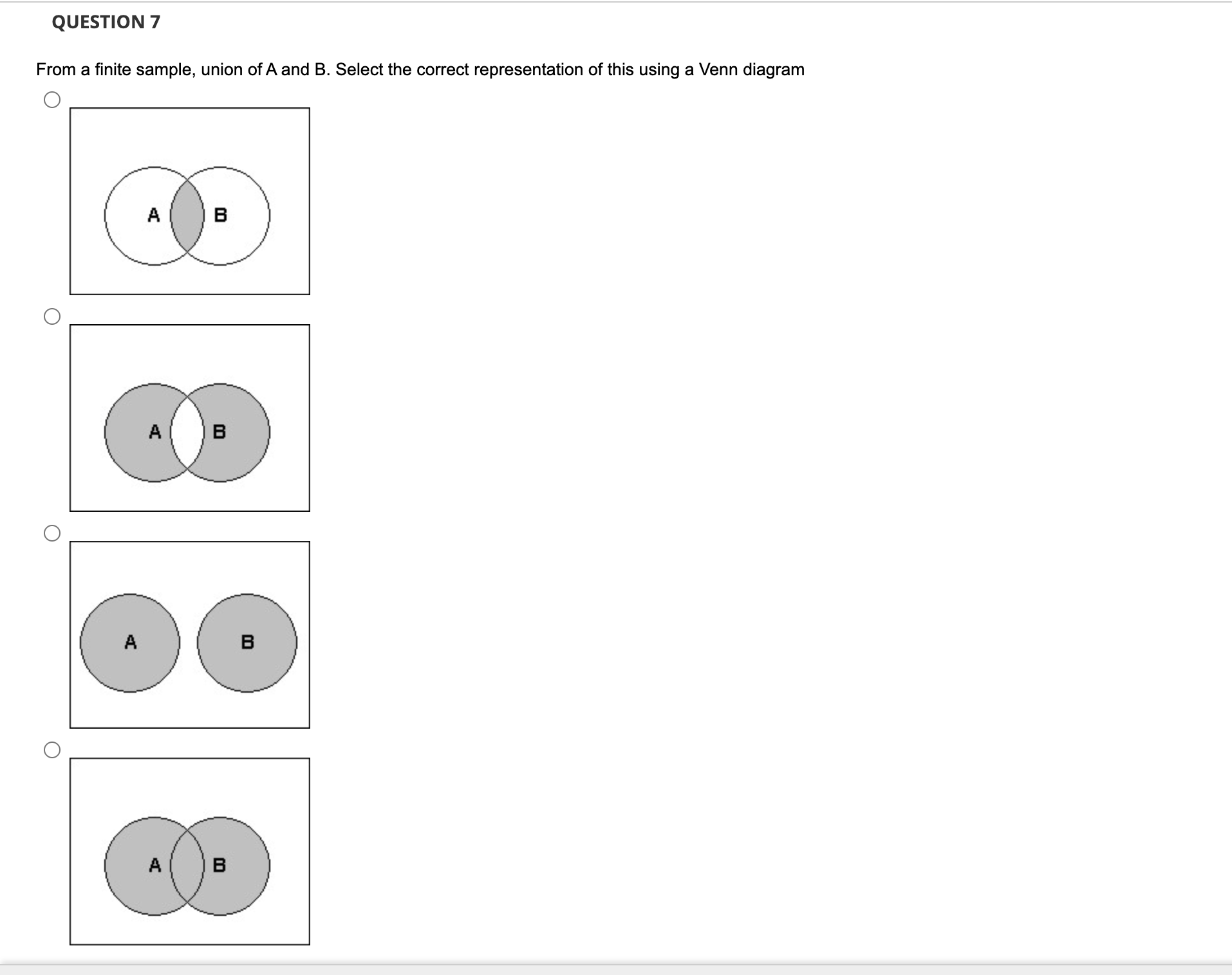 Solved Draw A Venn Diagram And Shade The Described Events. | Chegg.com