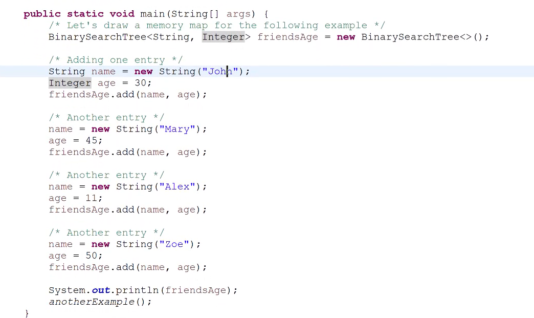 Solved > BinarySearchTree [Java Application] C:\ T\{Alex: | Chegg.com