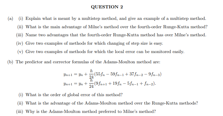 Solved QUESTION 2 (a) (i) Explain what is meant by a | Chegg.com
