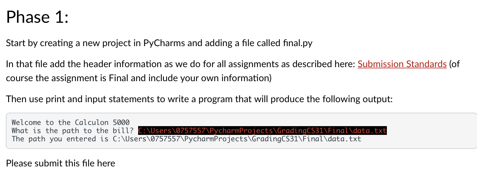 Solved Start by creating a new project in PyCharms and | Chegg.com