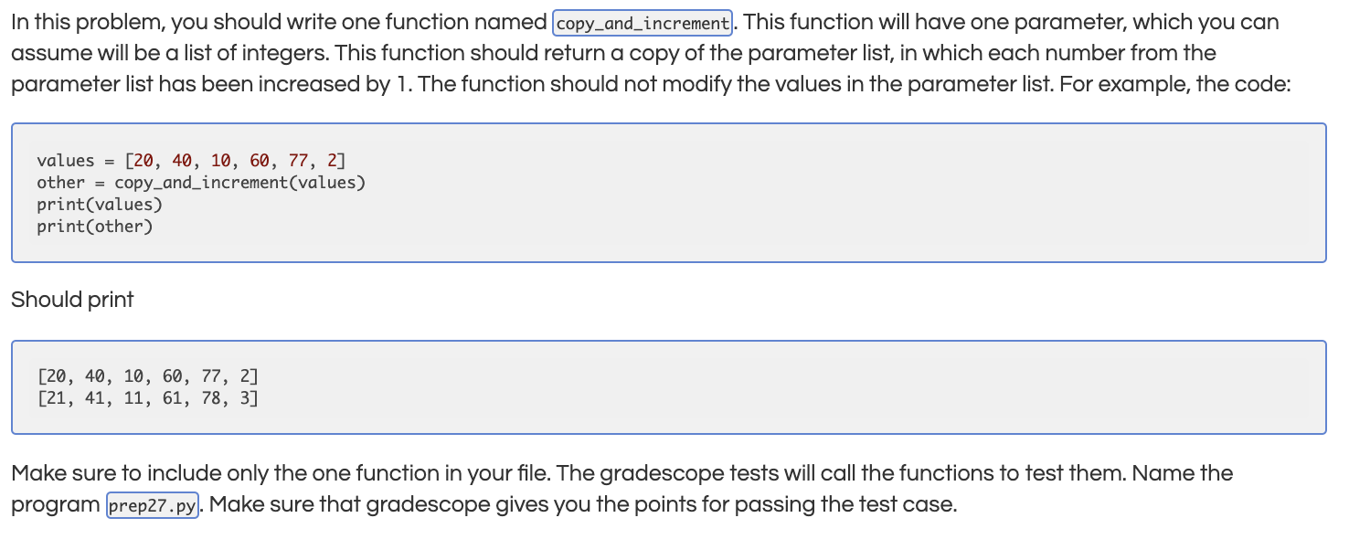 Solved In this problem, you should write one function named | Chegg.com