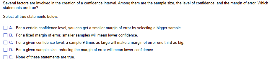 Solved When you construct a 90% confidence interval for a | Chegg.com