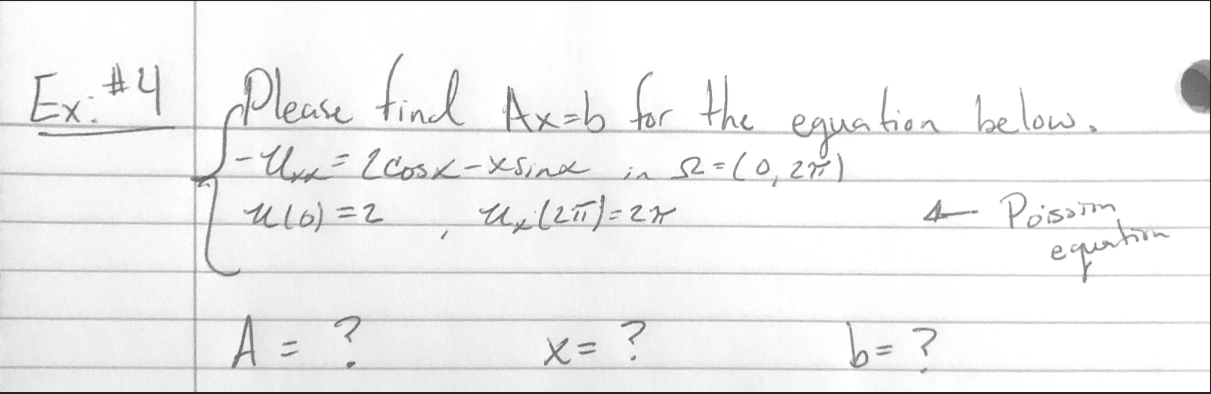 Solved Use python to solve the poisson equation, plot on | Chegg.com