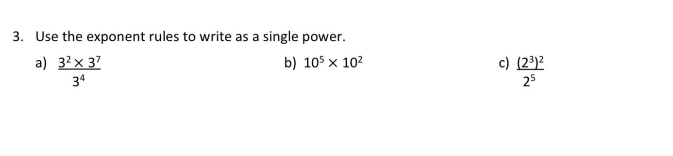1 32 as a power of 2 with a single exponent