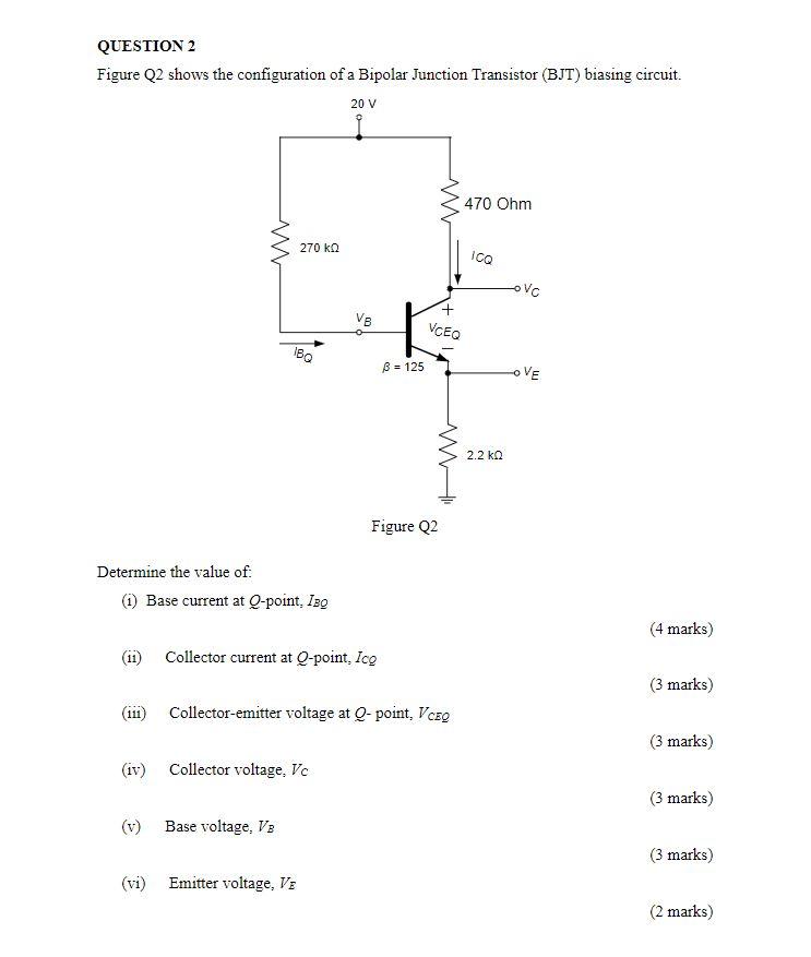 Solved QUESTION 2 Figure Q2 shows the configuration of a | Chegg.com