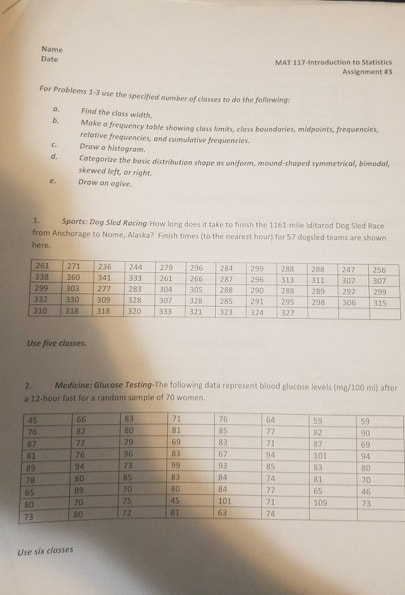Solved Statistics help please. I need help with a step by | Chegg.com
