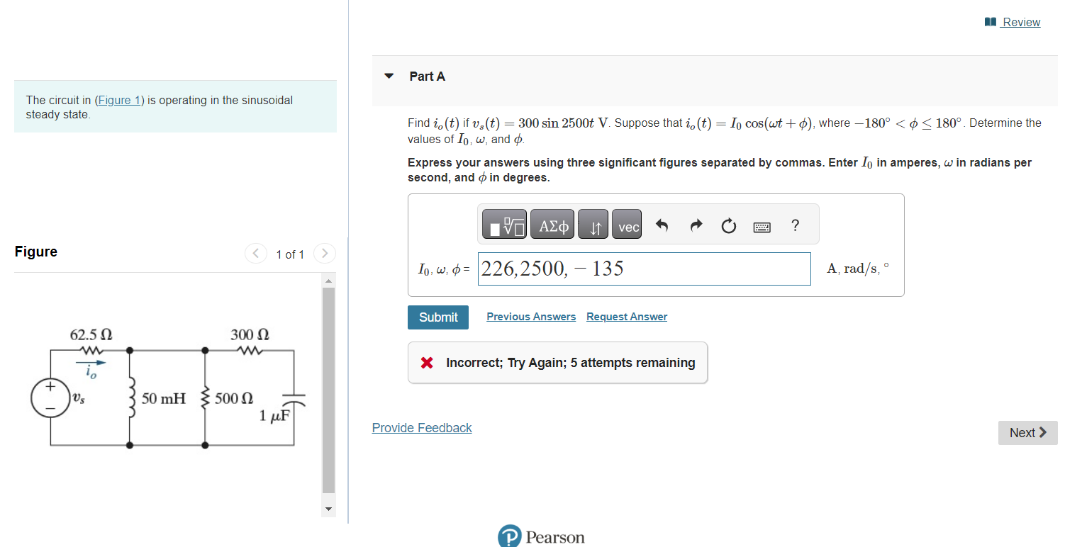 Solved The circuit in (Figure 1) is operating in the | Chegg.com