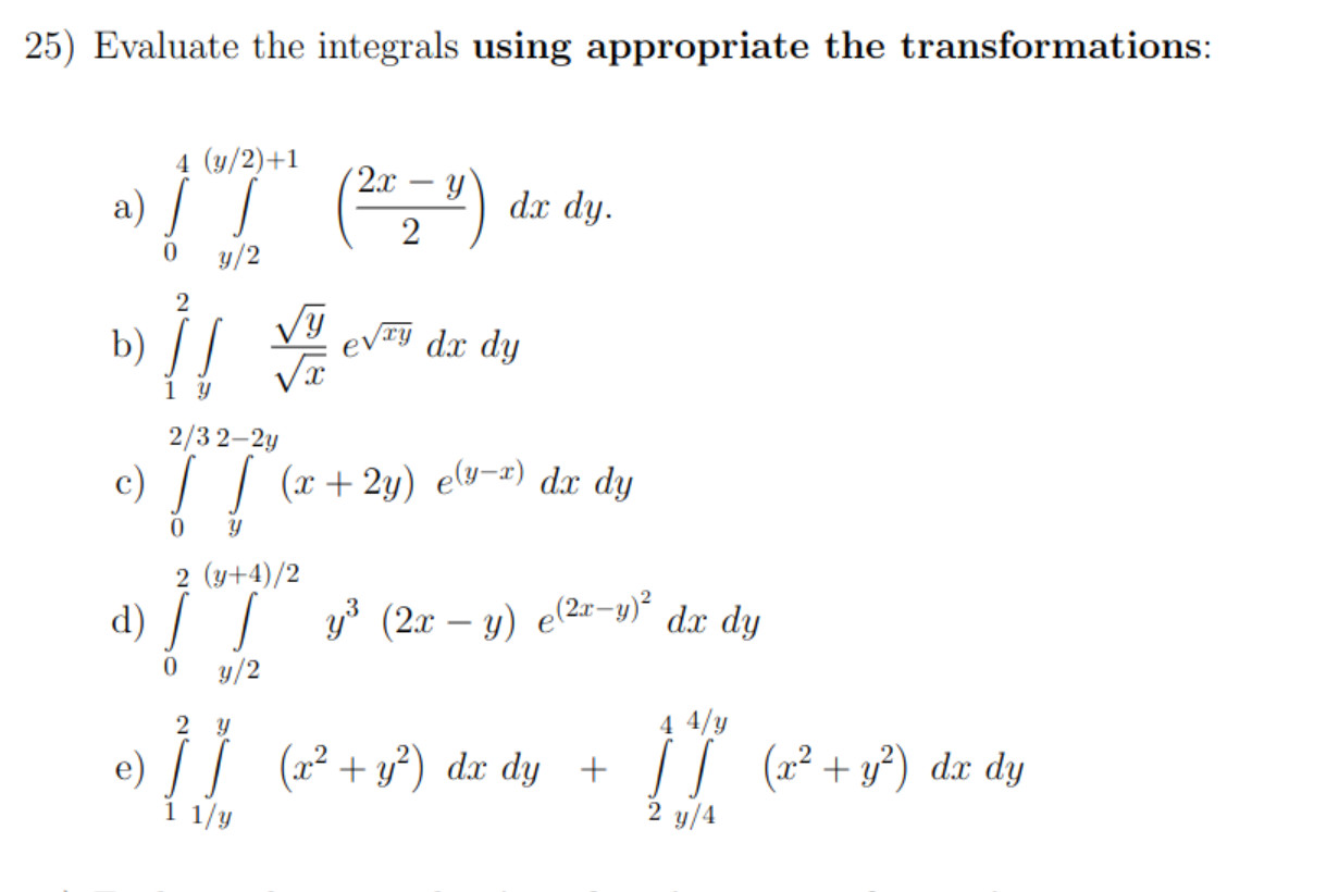 Solved Evaluate The Integrals Using Appropriate The Chegg Com   Screenshotfrom2024 01 1521 52 46 