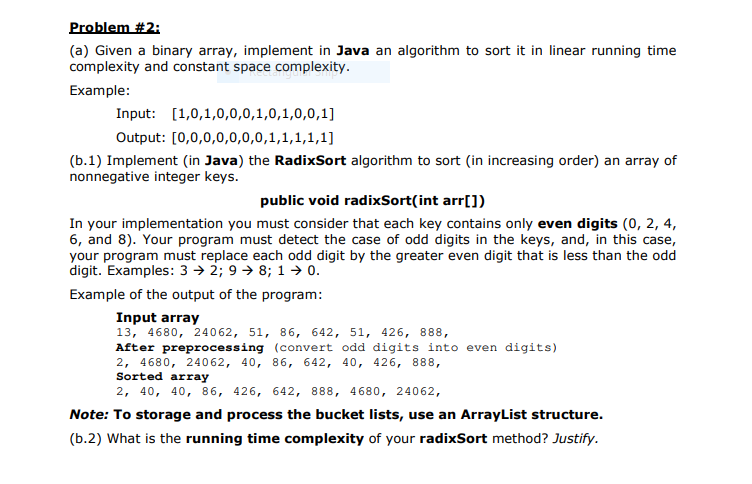 Solved Please include the following header for each Java | Chegg.com