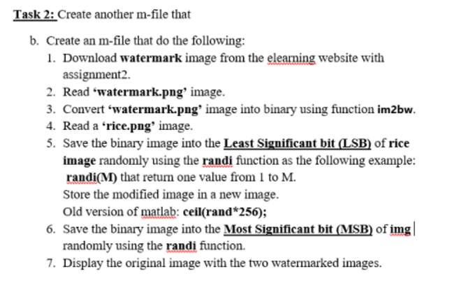 digital image processing assignment