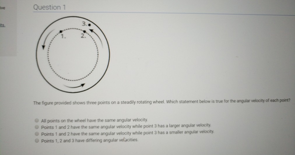 Solved ive Question 1 its. The figure provided shows three | Chegg.com
