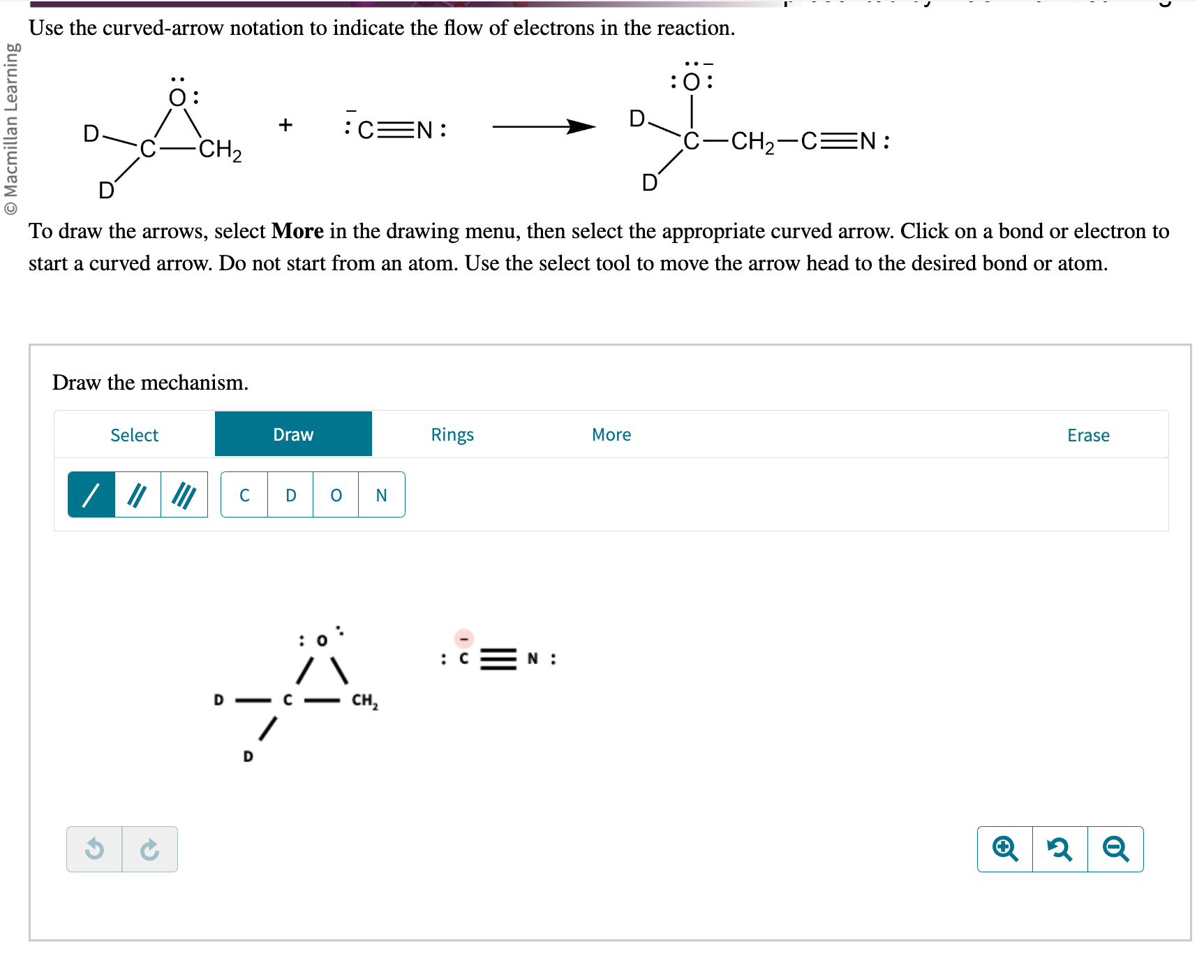 Solved Use The Curved‑arrow Notation To Indicate The Flow Of 9663