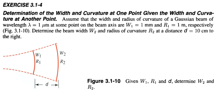 Solved EXERCISE 3.1-4 Determination of the Width and | Chegg.com