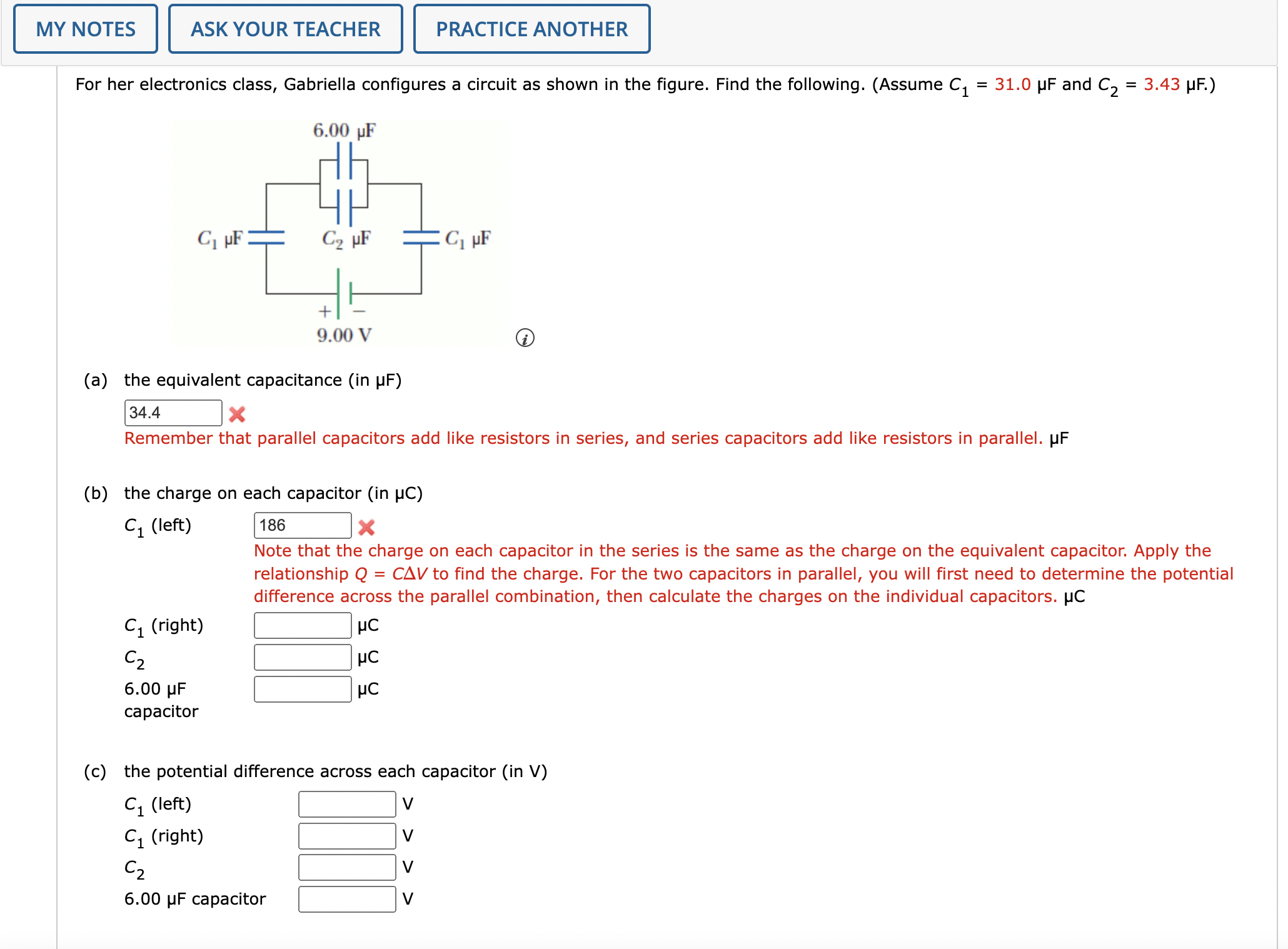 Solved For her electronics class, Gabriella configures a | Chegg.com