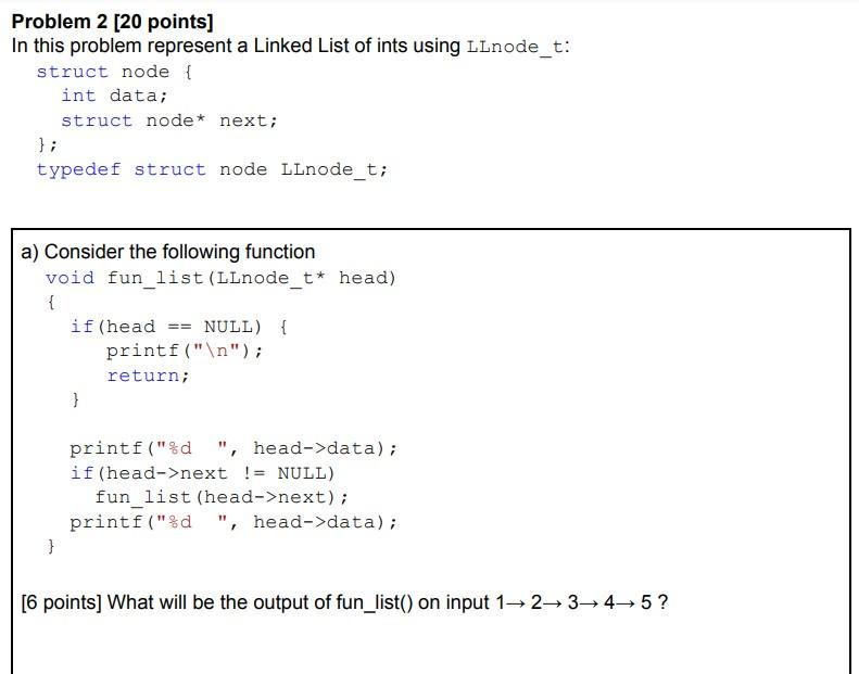 Solved Problem 2 [20 points] In this problem represent a | Chegg.com