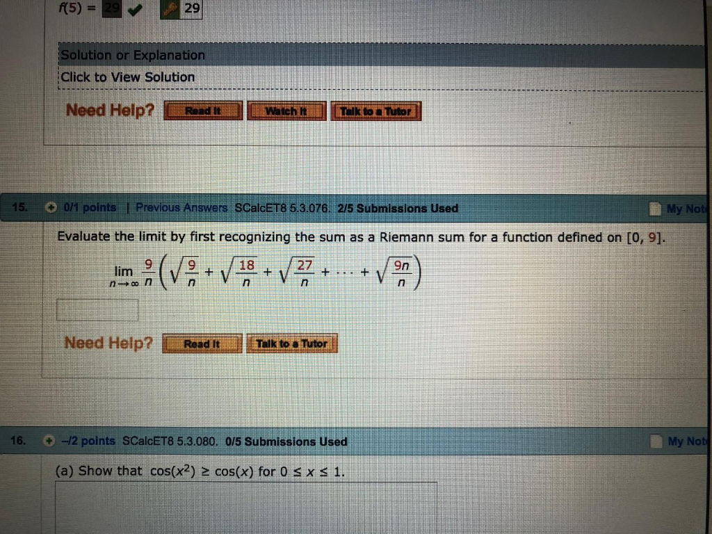Solved f(5)-29 29 Solution or Explanation Click to View | Chegg.com