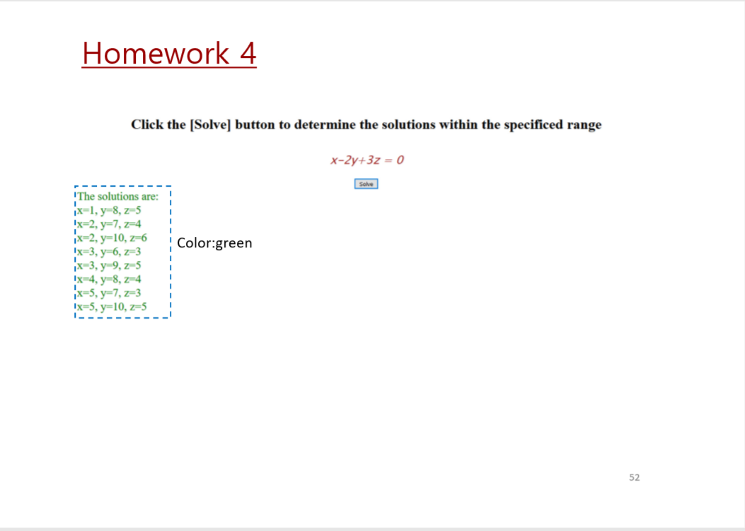 Solved Homework 4 Write a web page with JavaScript code that | Chegg.com