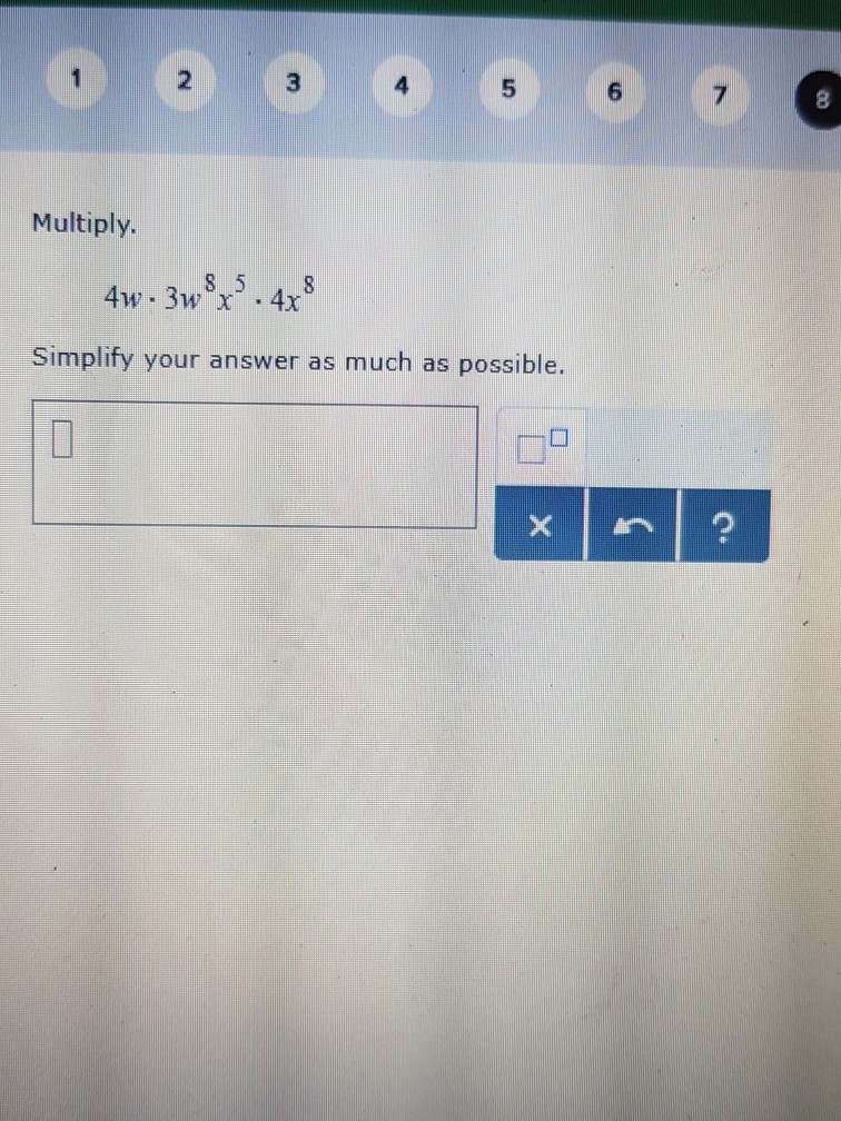 Solved 2 3 4 5 Multiply Simplify Your Answer As Much As Chegg Solved 2 3 4 5 Multiply Simplify Your Answer As Much As Chegg