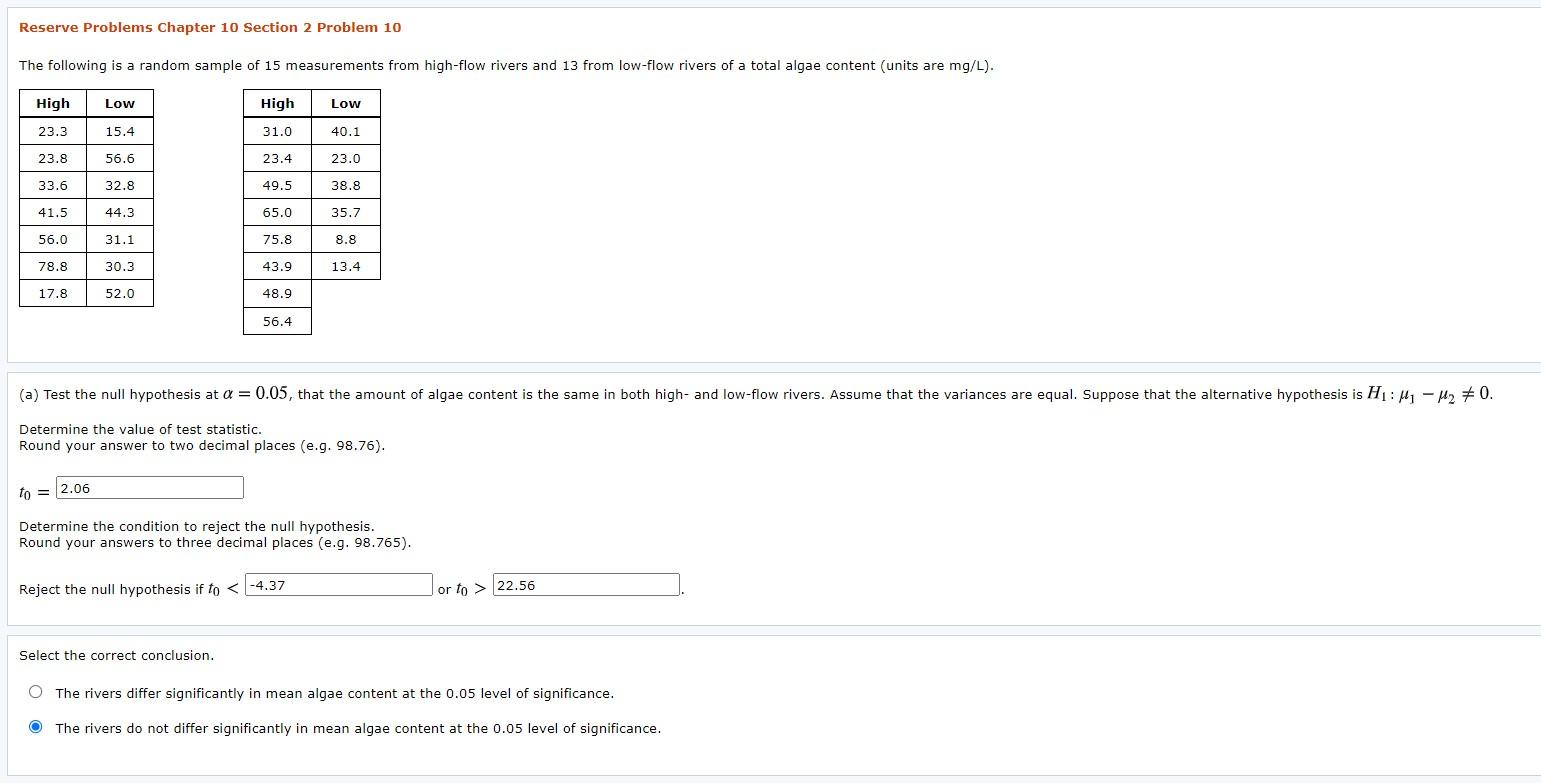 Solved Reserve Problems Chapter 10 Section 2 Problem 10 The | Chegg.com