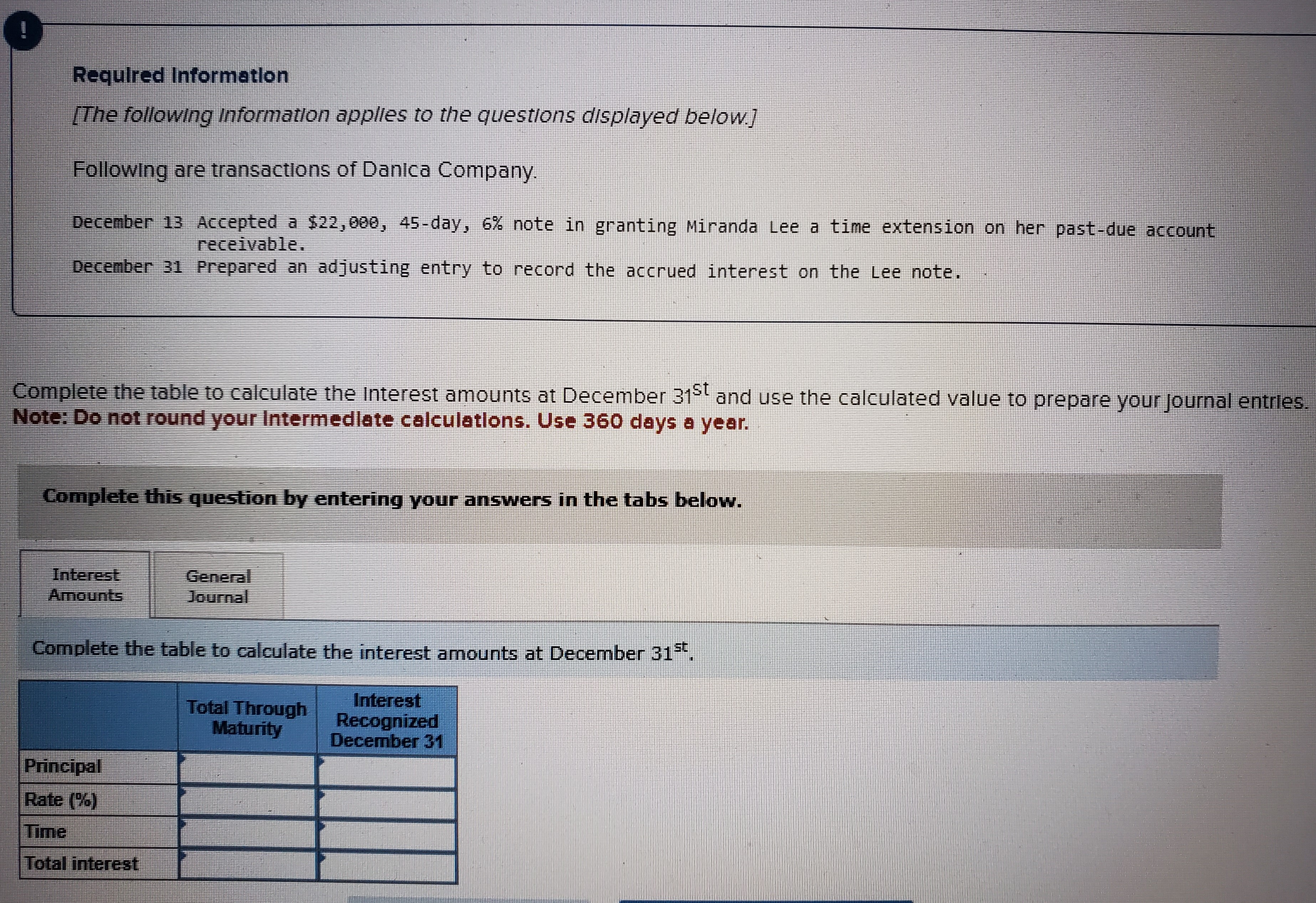 Solved need help please Required Information[The following | Chegg.com