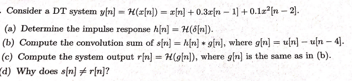 Solved Consider A DT System | Chegg.com