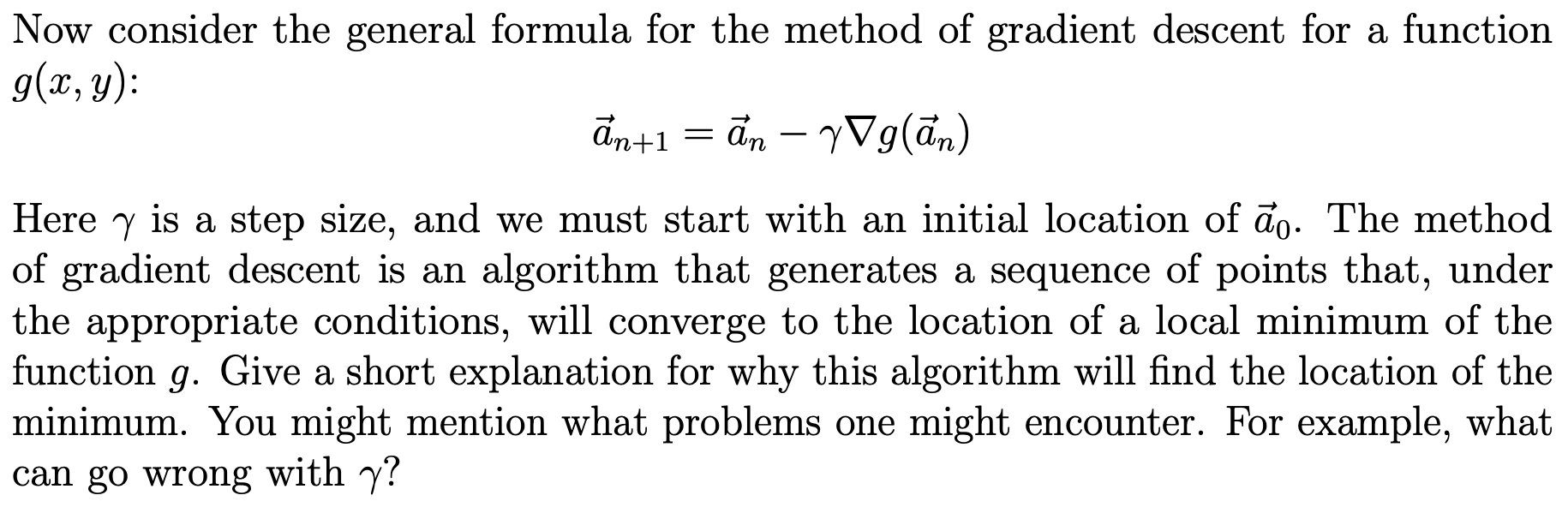 Solved Now consider the general formula for the method of | Chegg.com