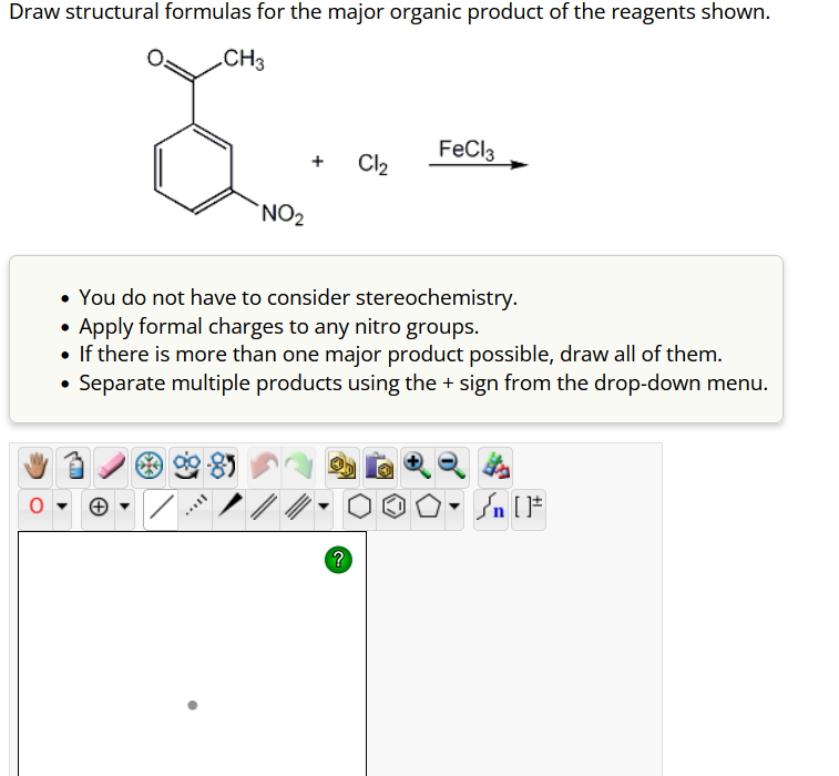 Solved Draw structural formulas for the major organic | Chegg.com