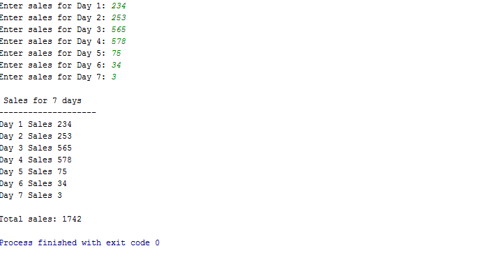 Solved Java programming Arrays/Loops Use a scanner class to | Chegg.com