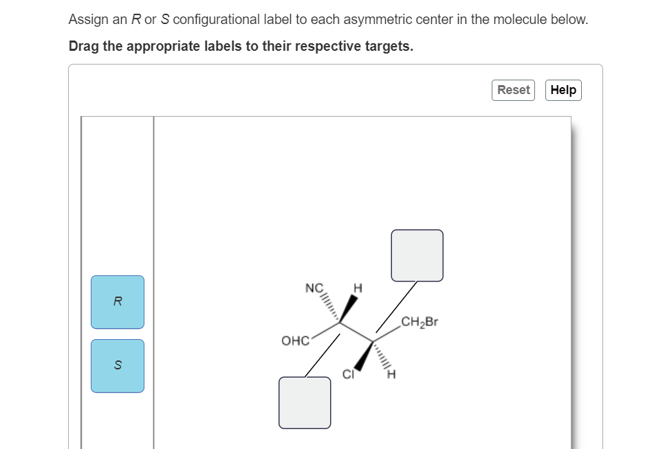 Solved Assign an Ror S configurational label to each | Chegg.com