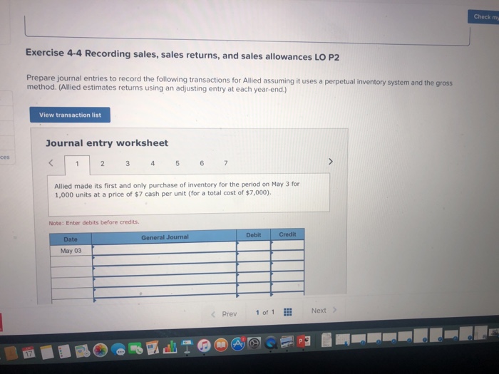 Solved Check Required Information Use The Following Chegg