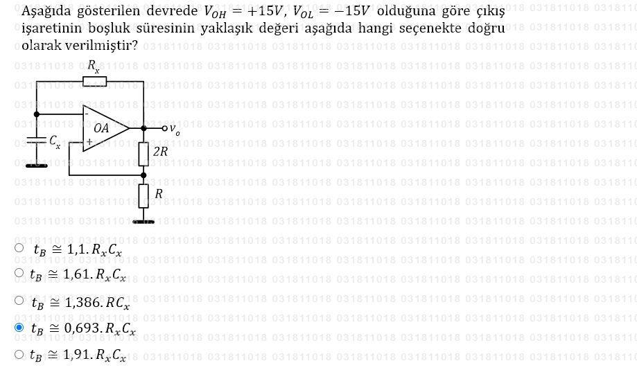 Solved V in the circuit shown below OH=+15V,VBESince =−15 V, | Chegg.com